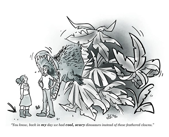 Paleontology Editorial Cartoon