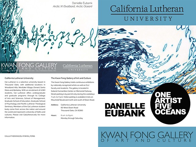 One Artist, Five Oceans Brochure - Cover Spread