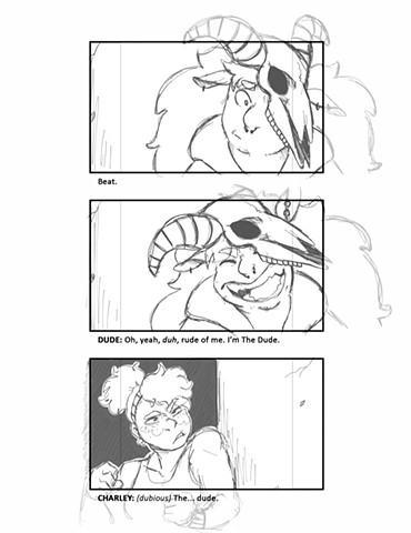 The Roommate from Hell Storyboard (Page 1)