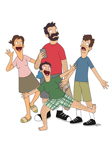 Bob's Burgers Father's Day Illustration