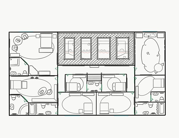 Dungeons & Dragons Map Design - Second Floor