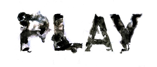 PLAY Logo Design - Ink Wash