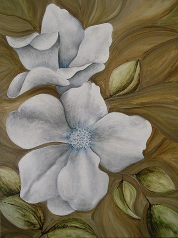 White Blooms
-Sold-