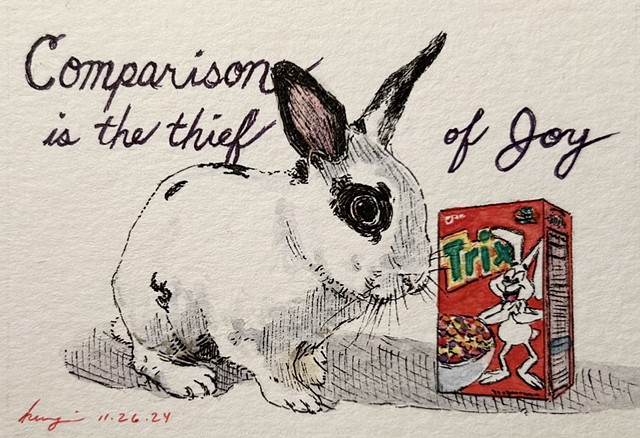 Comparison is the Thief of Joy *sold*