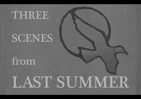 Three Scenes from Last Summer (Printed Take-Away, Front)