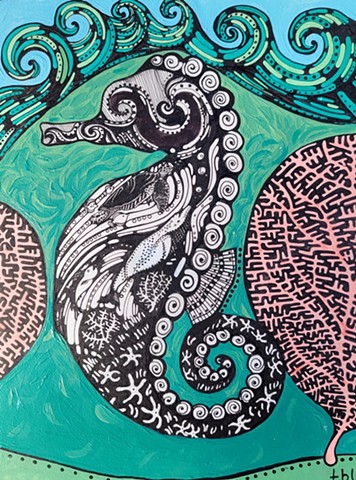 Seahorse Prints
