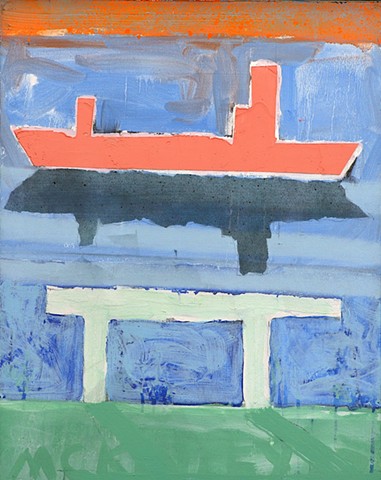 Pale Barge, Algiers Point Bench