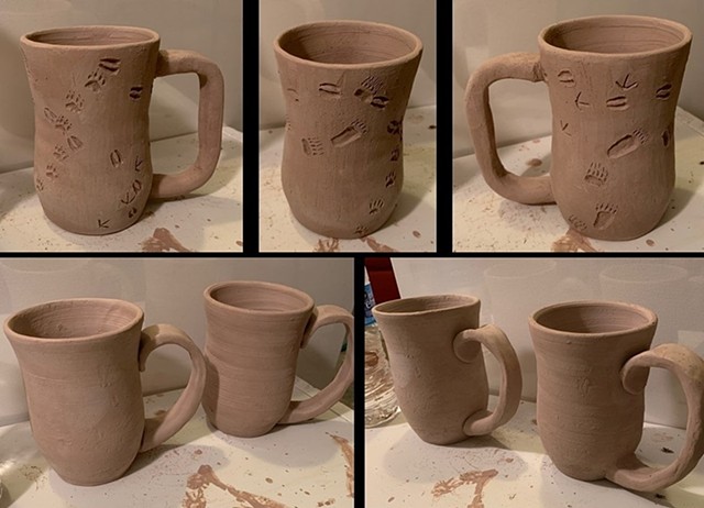 Art 315 (Ceramics II)
Pots made at home