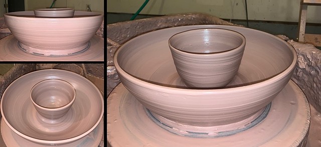 Art 315 (Ceramics II)
Pots made at home
