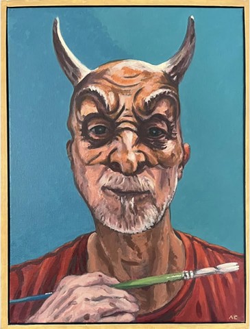 Self-Portrait as Satan