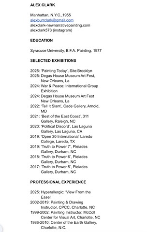 Alex Clark CV