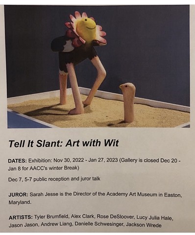Tell It Slant; Art with Wit