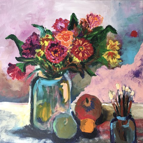 Still Life With Paintbrushes