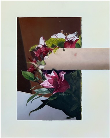 Paul P.J. Woods, 2026, oil on wood