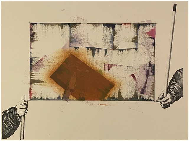 Paul P.J. Woods, 2025, oil on paper
