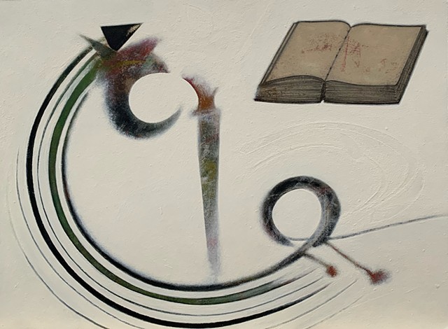 Paul P.J. Woods, 2025, oil on paper