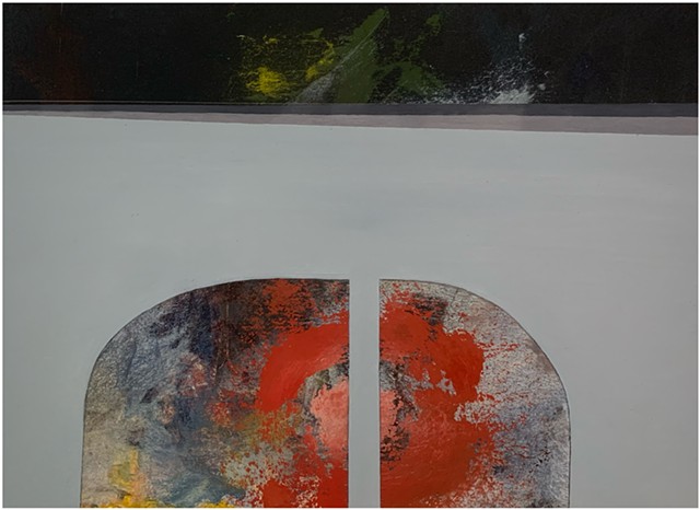 Paul P.J. Woods, 2025, oil on paper