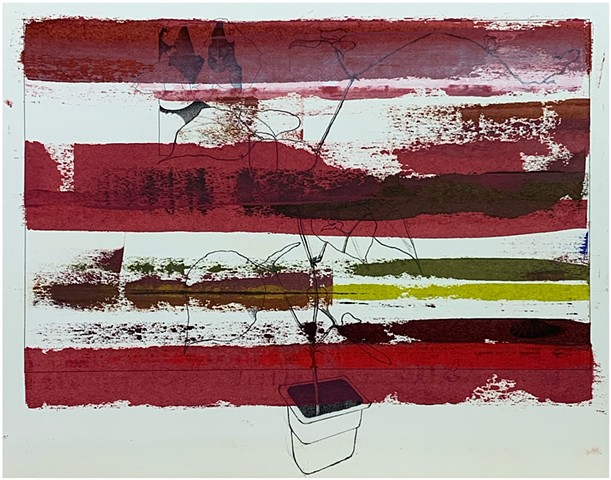 Paul P.J. Woods, 2026, oil on paper