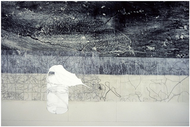 Paul (P.J.) Woods, 2003, Lithograph and multiple media on cotton paper