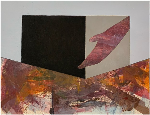 Paul P.J. Woods, 2025, oil on paper