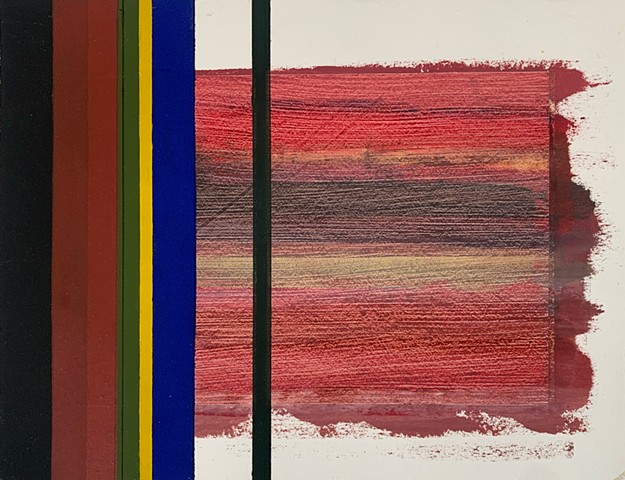 Paul (P.J.) Woods, 2026, oil on paper
