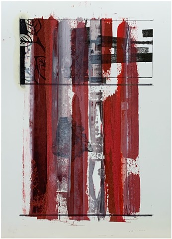 Paul P.J. Woods, 2026, oil on paper