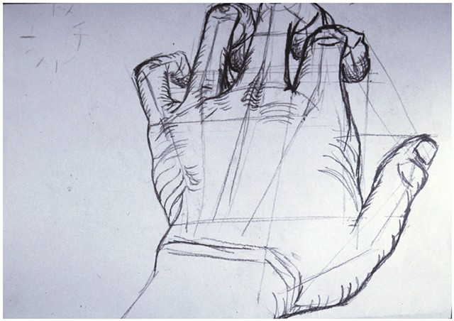 Untitled Drawing (left hand)