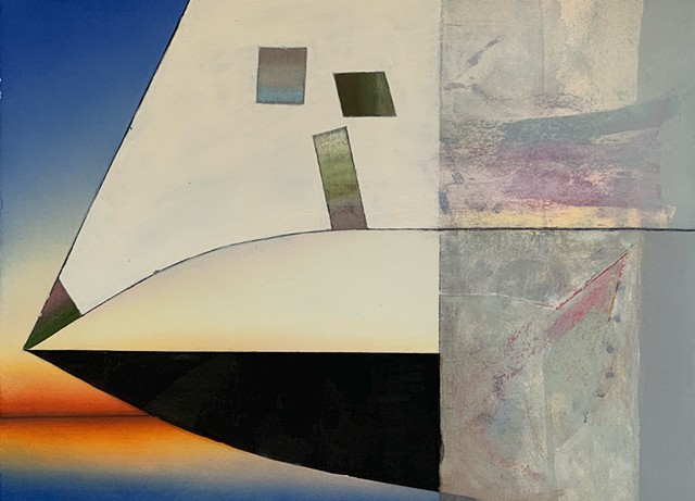Paul (P.J.) Woods, 2026, oil on paper