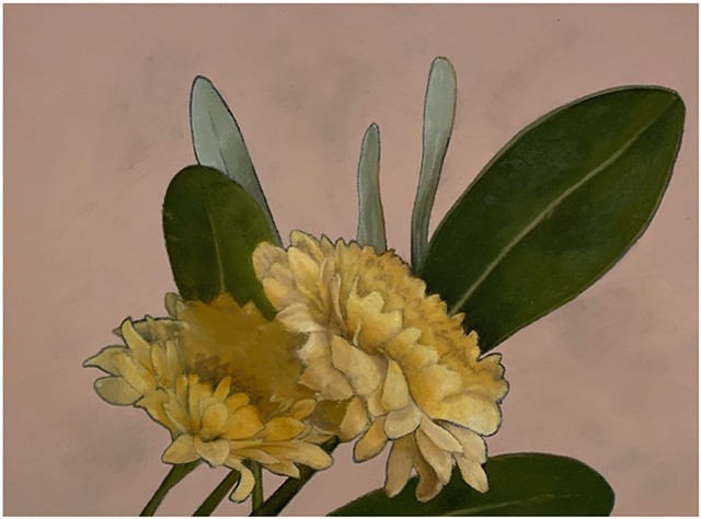 Paul P.J. Woods, 2025, oil on paper