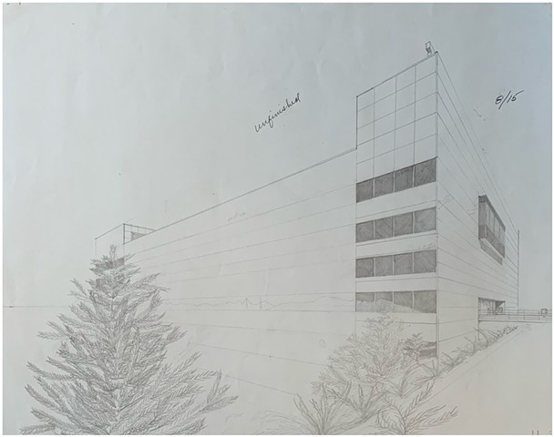 Paul P.J. Woods, 1995, graphite