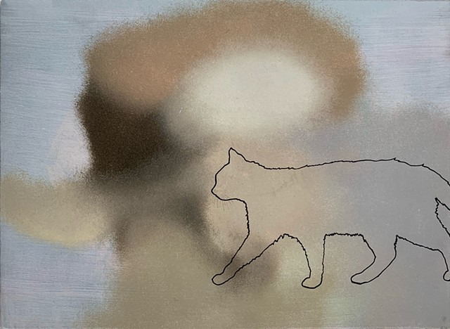 Paul P.J. Woods, 2026, oil on paper