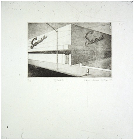 Paul (P.J.) Woods, 1995, Etching and aquatint on cotton paper