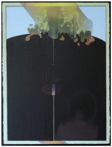 Paul (P.J.) Woods, 2022, Formal Image - Mercy, Oil on Paper
