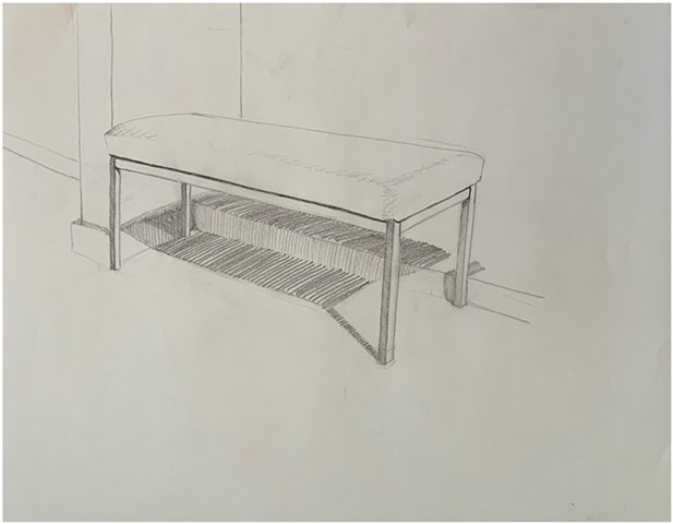 Paul P.J. Woods, 1996, graphite