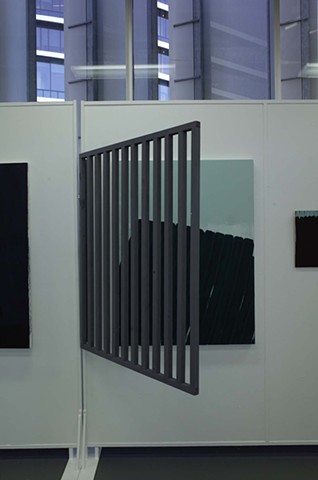 Fence Structure / Outa Here Over Here (painting)