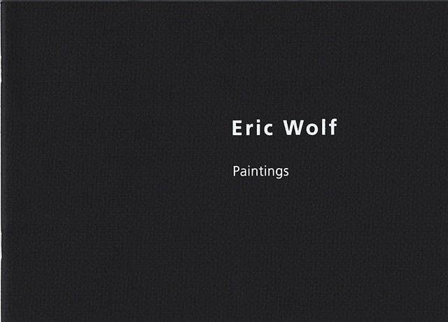 Catalogue Eric Wolf Paintings 