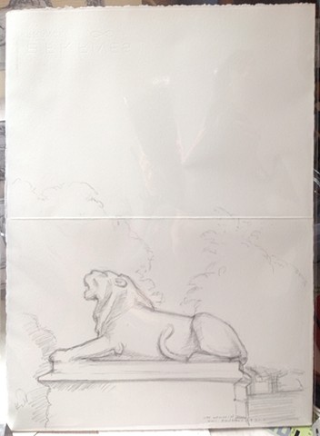 Maulbronn Lion, sketch