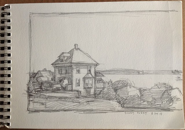 View from the house, Stonington