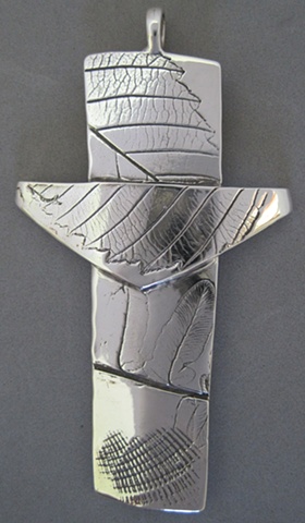 sterling silver pectoral cross by Nancy Denmark
