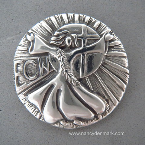 sterling silver ECW pendant © Nancy Denmark