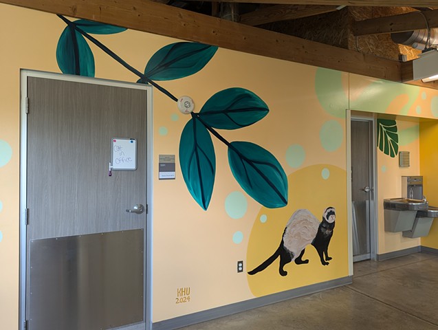 Iowa City Animal Care and Adoption Center mural