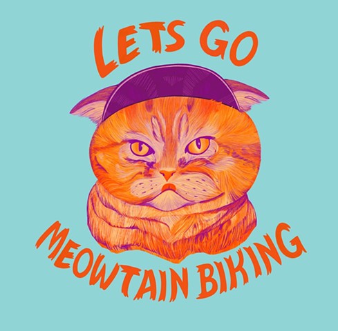 Let’s go Meowtain biking