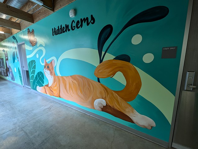 Iowa City Animal Care and Adoption Center mural