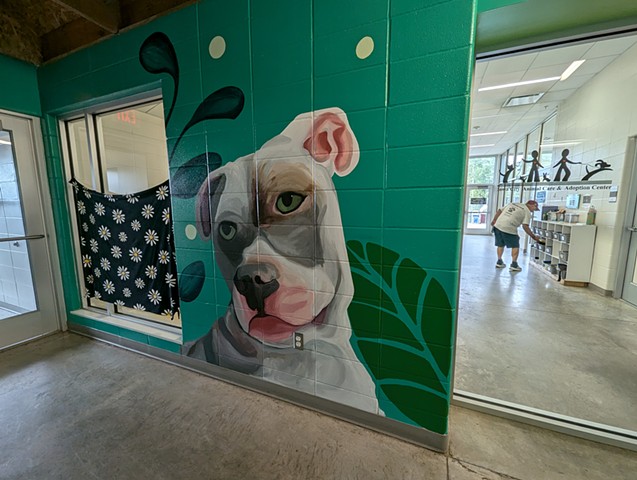 Iowa City Animal Care and Adoption Center mural