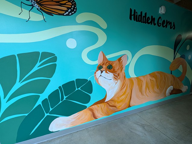 Iowa City Animal Care and Adoption Center mural