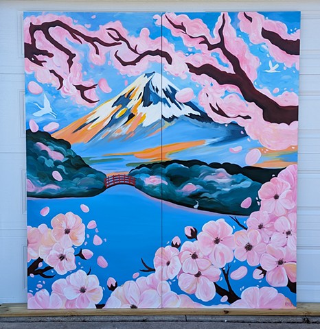 Mount Fuji door set