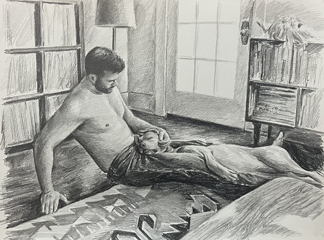 Self portrait with Hazel