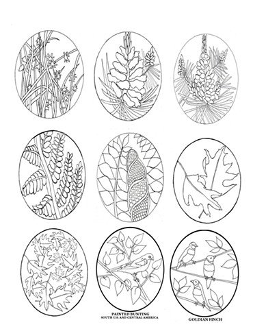 TREES COLORING BOOK PAGE 2