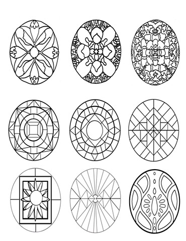JUST DESIGNS COLORING BOOK PAGE 1