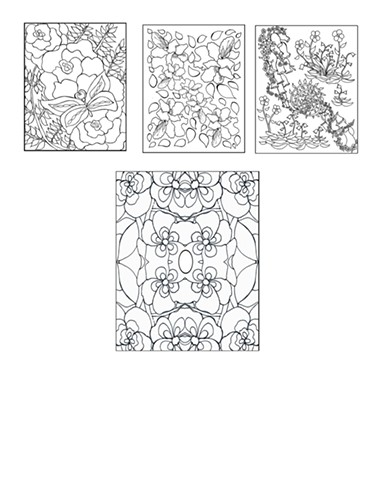 TREES COLORING BOOK PAGE 5